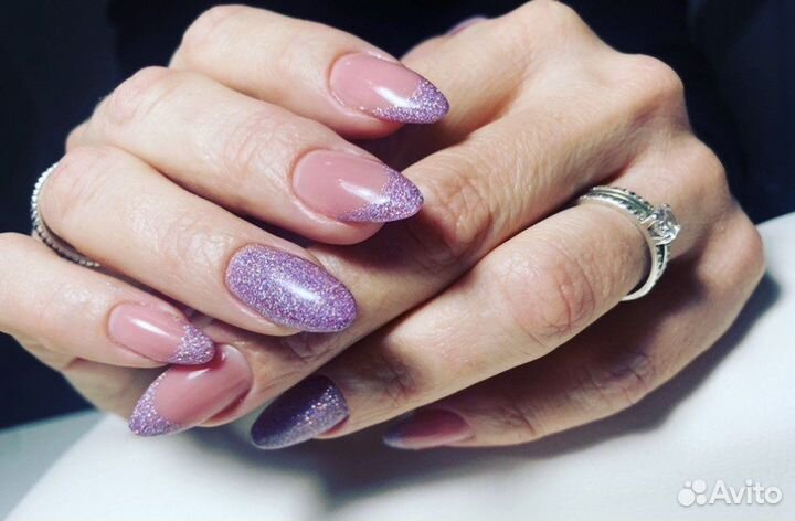 Наращивание,коррекция,маникюр,педикюр, шеллак