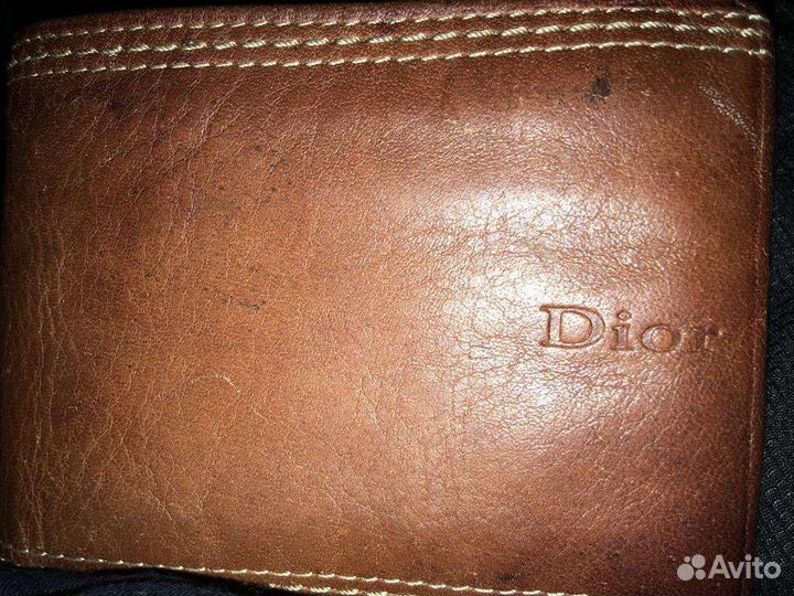 Dior коженный кошелёк