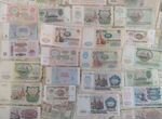 Набор из 25 разных банкнот 1961-93 года