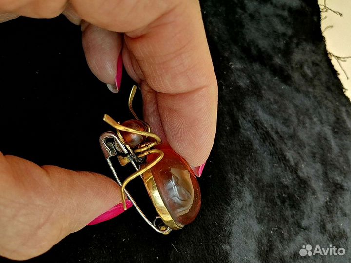 Винтажная брошь СССР 