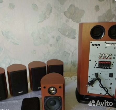 Колонки Акустическая система 5.1 с сабвуфером