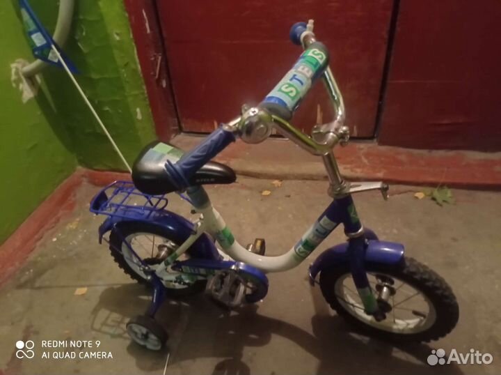 Детский трехколесный велосипед новый почти