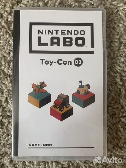 Картриджи nintendo labo