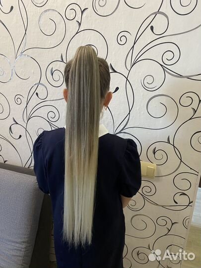 Сьемный хвост из канекалона