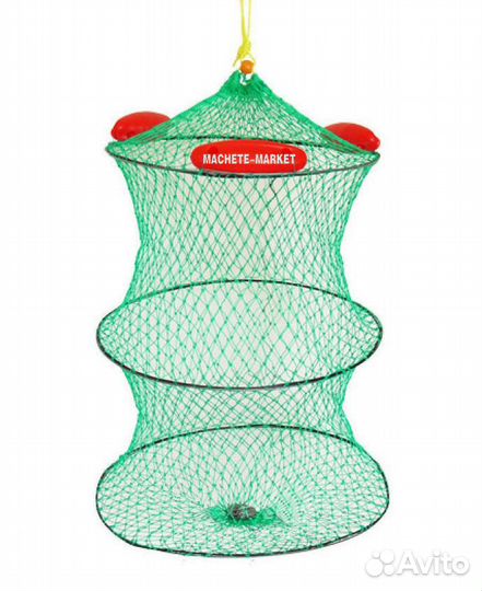 Садок рыболовный с поплавками