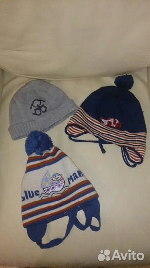 Шапки на мальчика 2-3 года