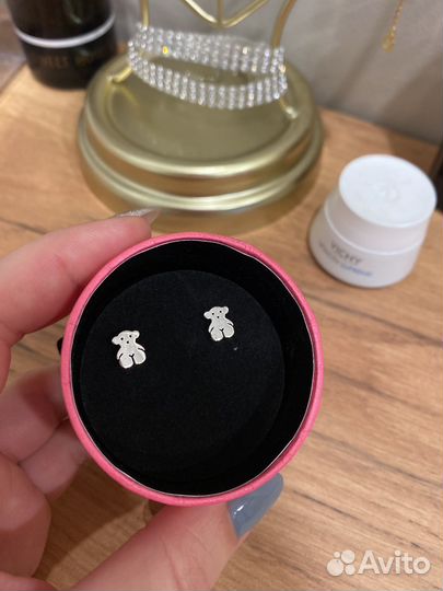 Серьги tous Bear мишка