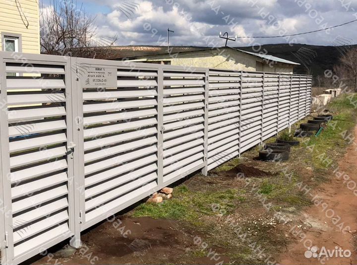 Забор жалюзи от производителя