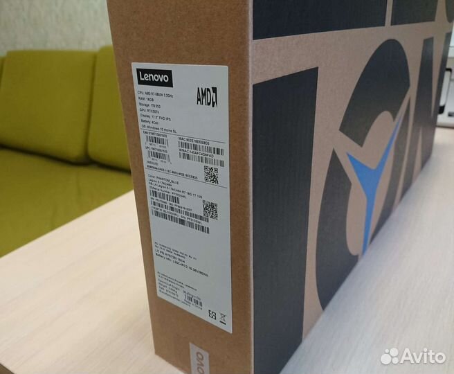 Ноутбук lenovo legion 5 17ach6h