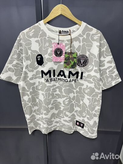 Футболка bape x inter miami (коллаба 2024)