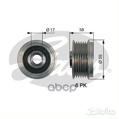 Муфта свободного хода hyundai santa FE/KIA sore