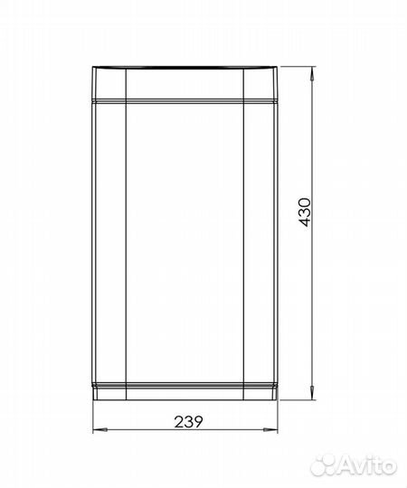 Сенсорное ведро для мусора 12 л java S-883-12L