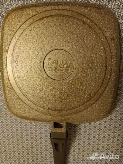 Сковорода- гриль Fissman grey stone