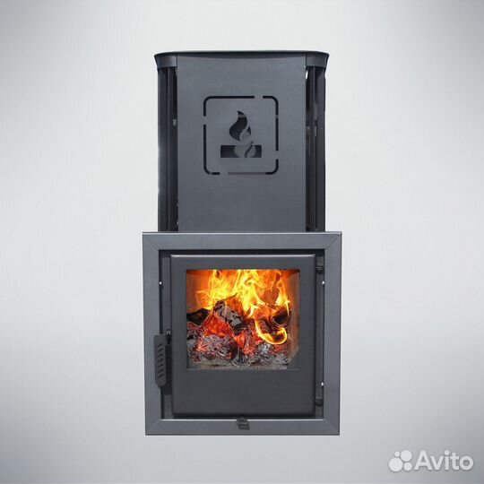 Печь Для Бани Терма Каменка Мини удлиненная Варвар