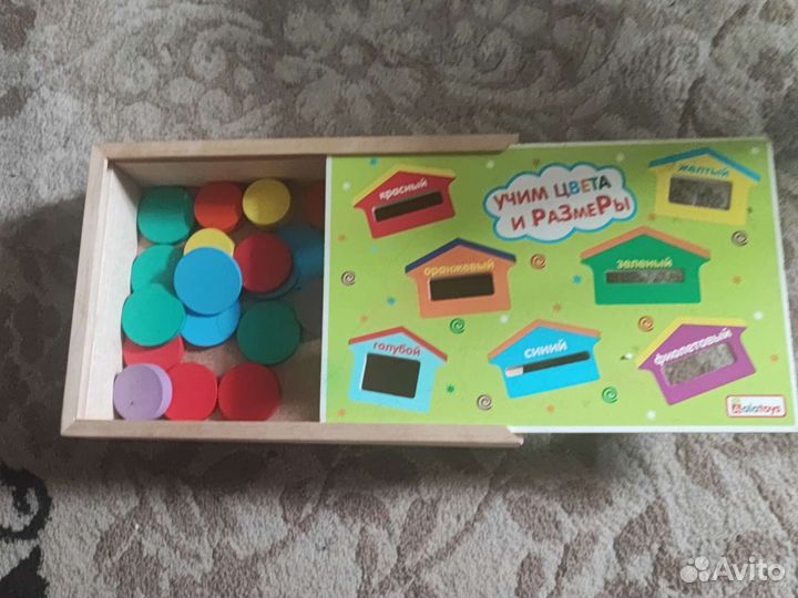 Деревянный сортер монтессори