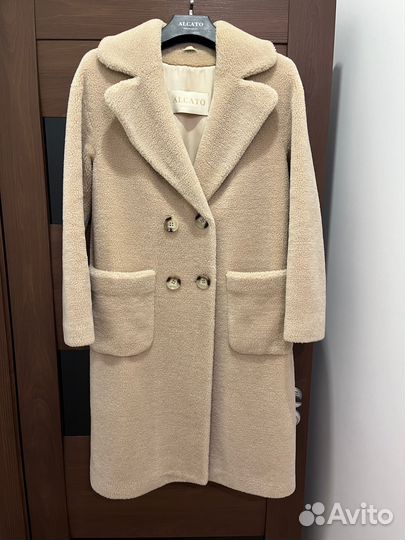 Экошуба из овечьей шерсти Alcato