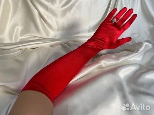 Перчатки длинные