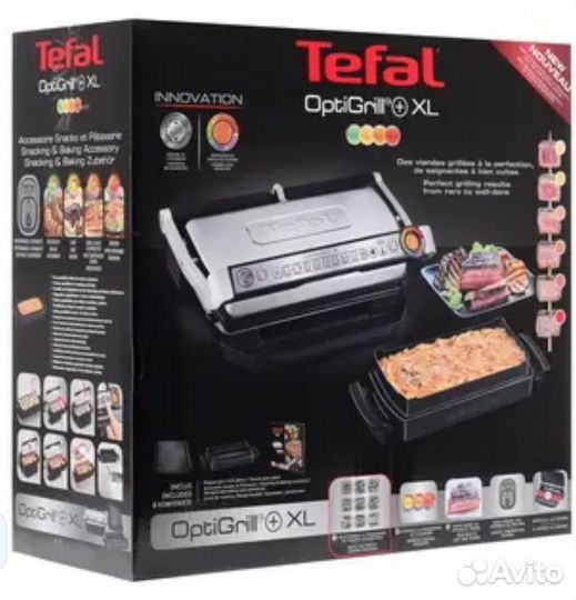 Гриль Tefal GC724D12 Optigrill+ XL