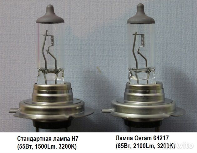 Комплект (2шт.) ламп Osram 64217 (H7, 65W/ 2100Lm)