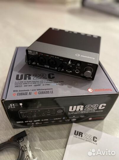 Внешняя звуковая карта Steinberg UR22C