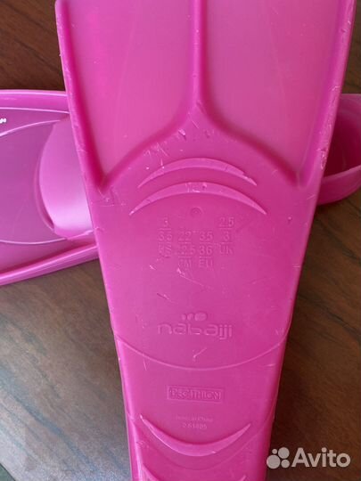 Ласты, аквашузы Decathlon