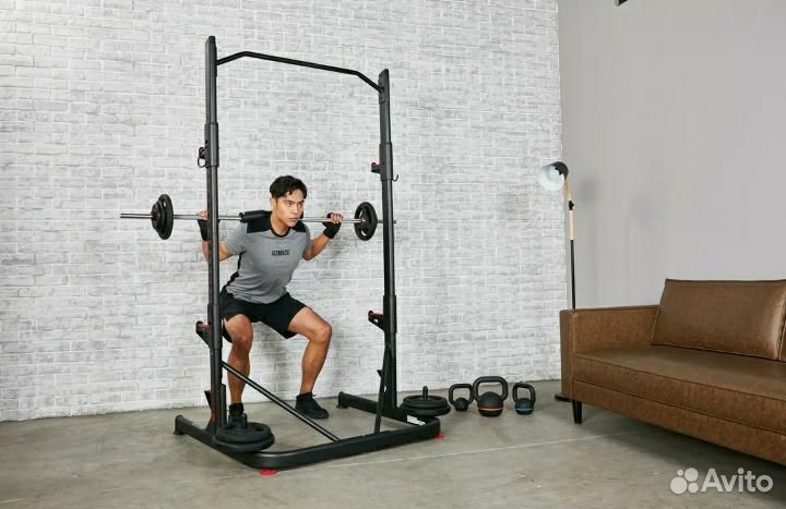 Силовая рама для жима приседа с турником Rack 500