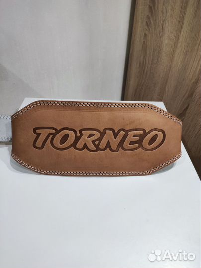 Пояс атлетический кожаный Torneo