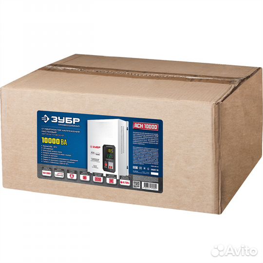 Стабилизатор напряжения навесной Зубр 10 кВт