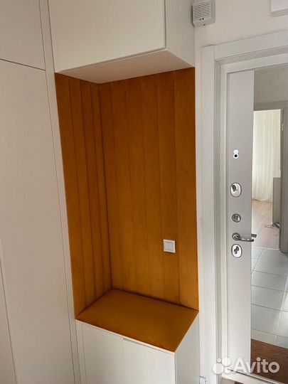 Мягкие стеновые панели в прихожей