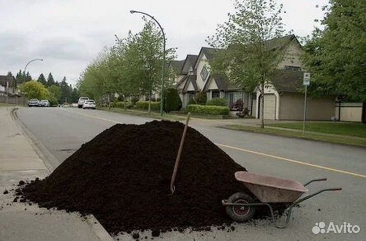 Чернозем, навоз, щебень, земля