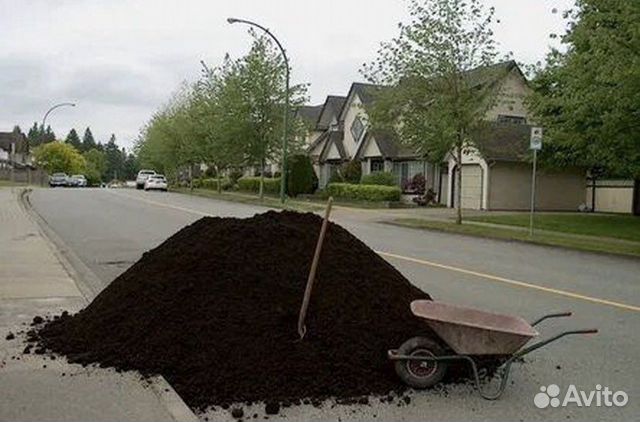 Чернозем, навоз, щебень, земля