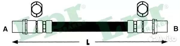 Шланг тормозной 6T46585