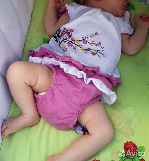 Летняя одежда на малышку 62