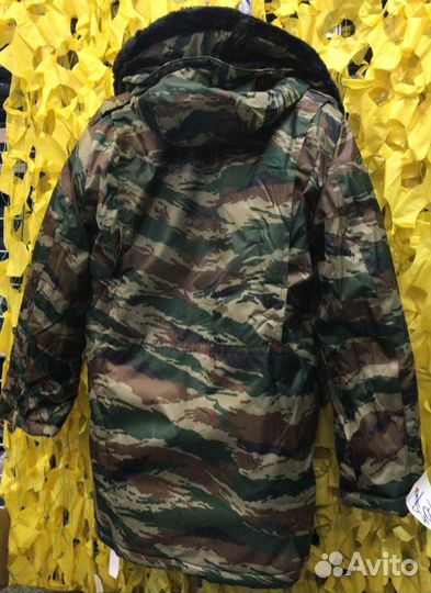 Куртка- аляска зелёный камыш