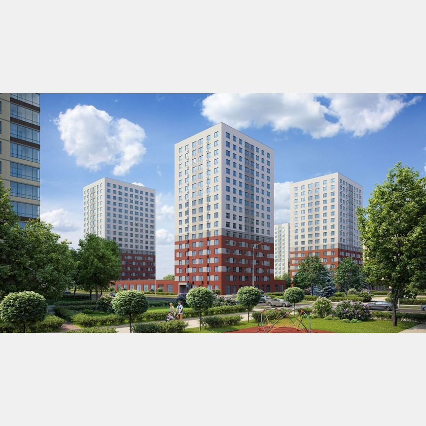 1-к. квартира, 50,8 м², 5/18 эт.