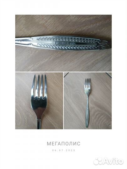 Вилки столовые нержавейка СССР