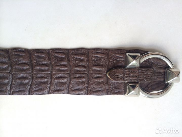 Ремень женский кожа крокодила
