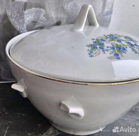 Супница с крышкой дулево