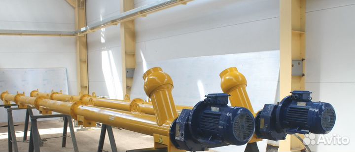 Шнековые транспортёры, винтовые конвейеры