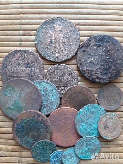 Монеты царская медь