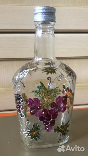 Бутылки ручная витражная роспись