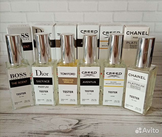 Мужской парфюм Тестры в ассортименте