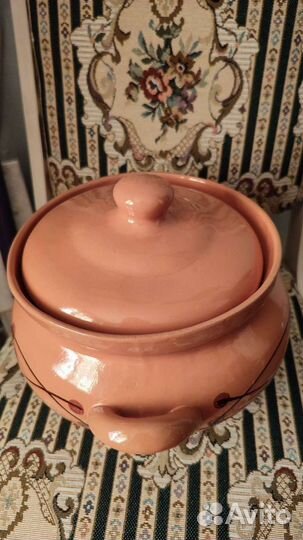 Жаровня керамика новая 4 л