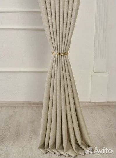 Шторы блэкаут рогожка