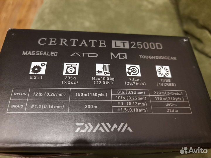 Катушка daiwa certate 19 lt