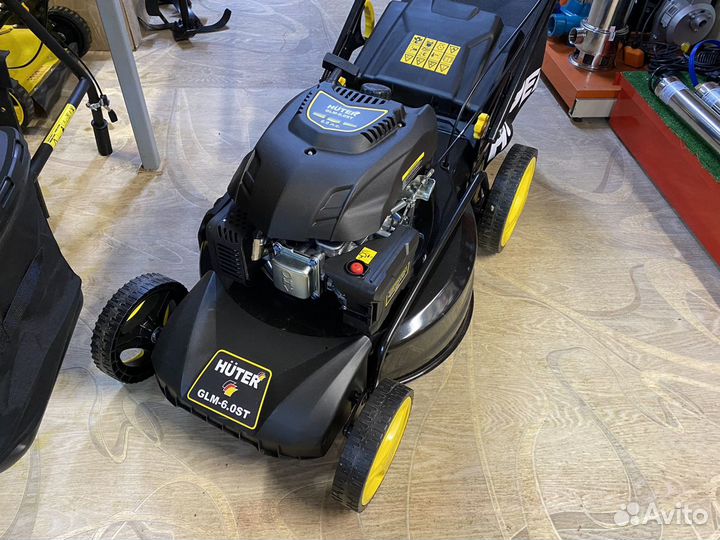 Газонокосилка бензиновая huter GLM-6.0 ST