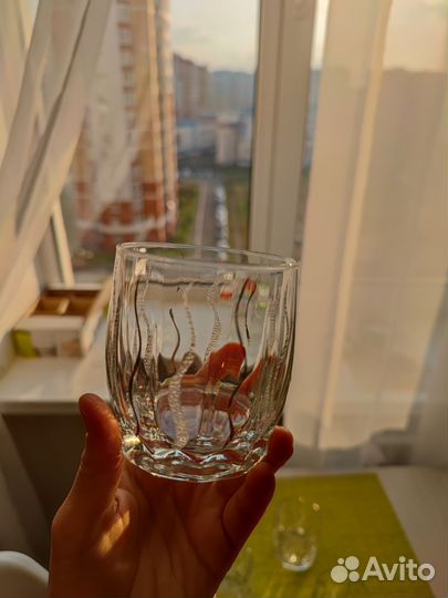 Набор из 5 хрустальных фужеров для виски