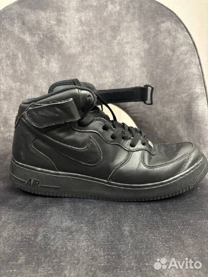 Nike Air Force 1 mid black оригинальные. 44 размер