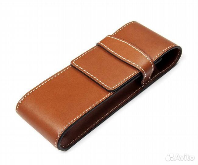 Эксклюзивный футляр из кожи для ручки. Пенал