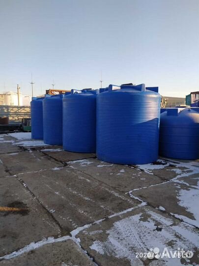 Бочка пластиковая для воды, топлива 10000 л